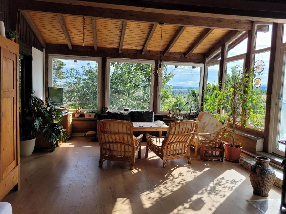 Ruheidylle Weitblick Apartment Kleinich Bagian luar foto