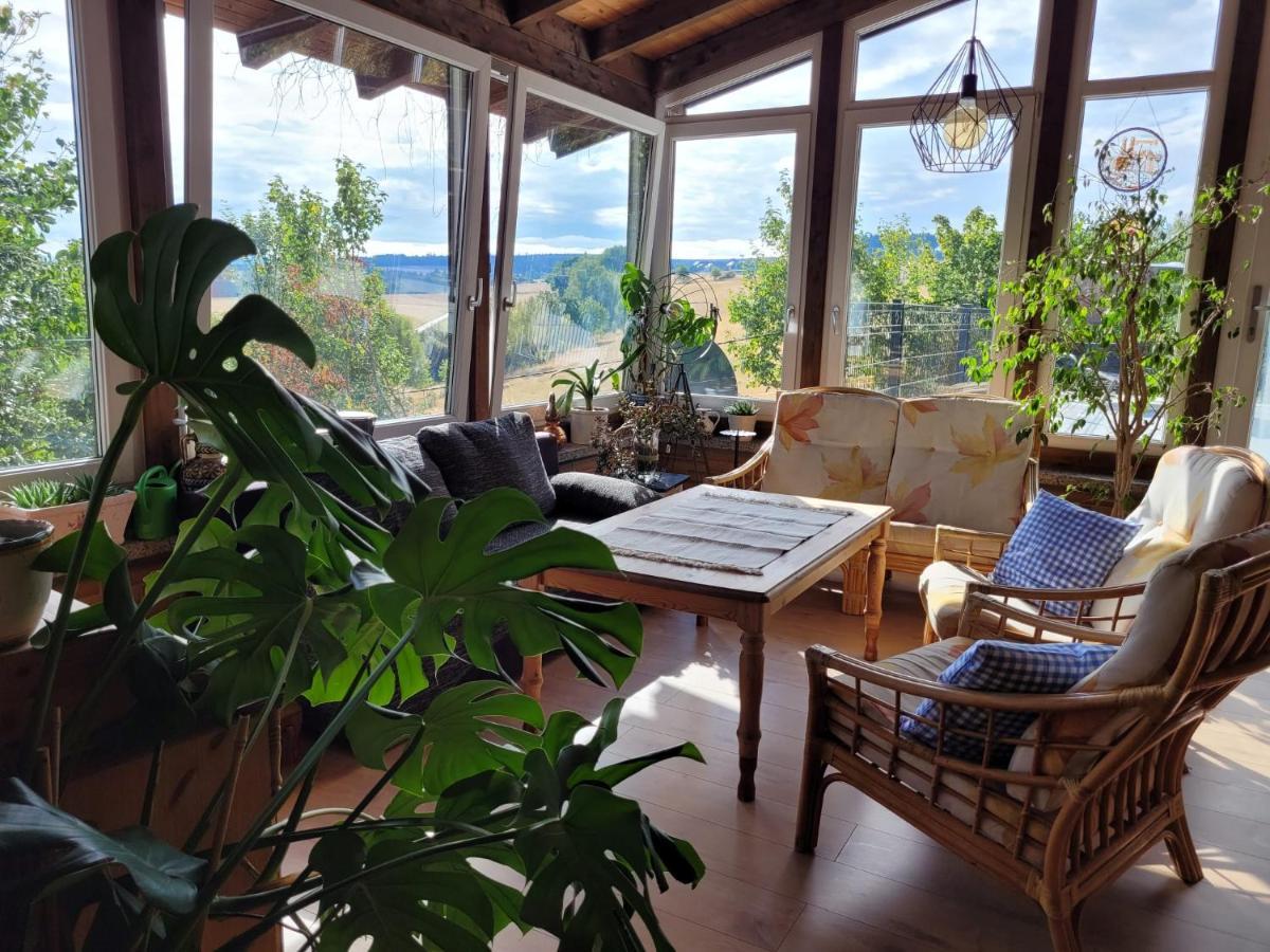 Ruheidylle Weitblick Apartment Kleinich Bagian luar foto